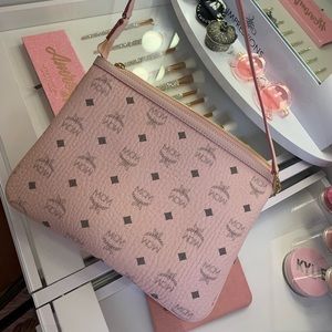 Authentic MCM Pink Shoulder Bag